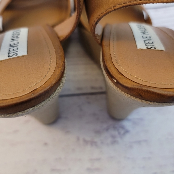 Steve Madden Wrapped Wedge Sandals - Picture 8 of 9